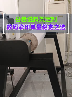 母卷进料架 数码彩印单量稳定之选