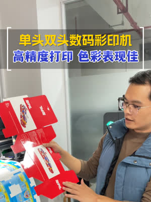高精打样的单头双头数码彩印机