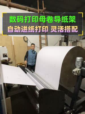 自动导纸打印 母卷放料架适配高低平台