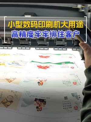 单头双头小型数码印刷机器 高精度牢牢绑住客户